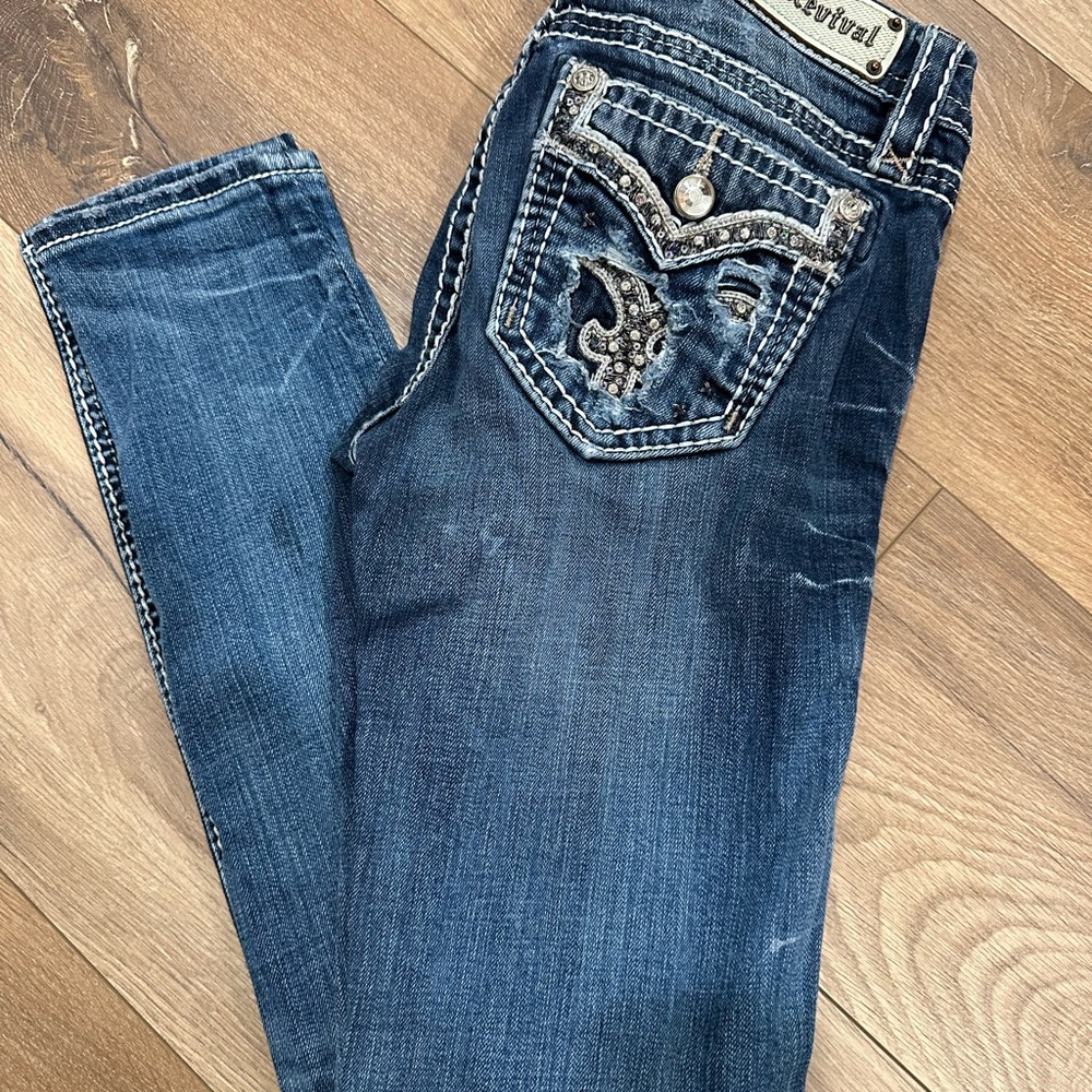 Rock Revival Blue Skinny Jeans